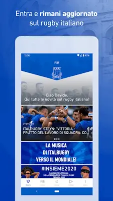 Federazione Italiana Rugby (FI android App screenshot 1